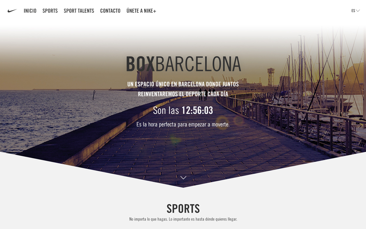 nike box barcelona